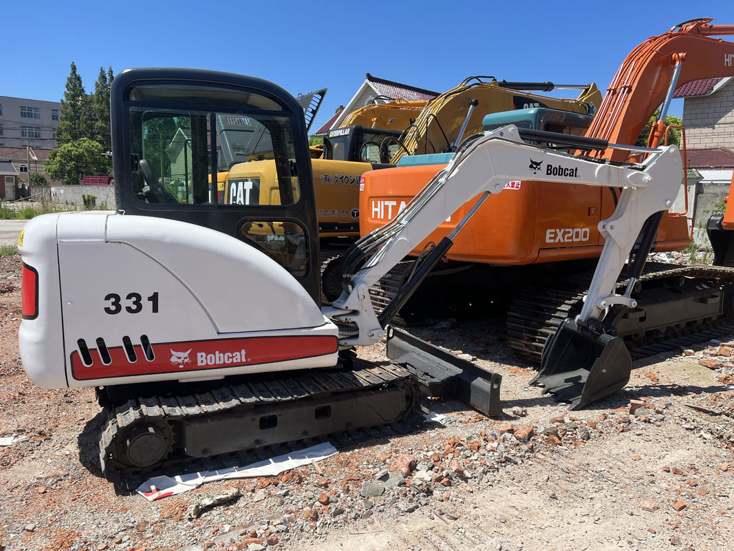 Gebrauchtes Minibagger Bobcat 331 Kleines Gebrauchtes Post-Lochgräber Gebrauchtes Bagger