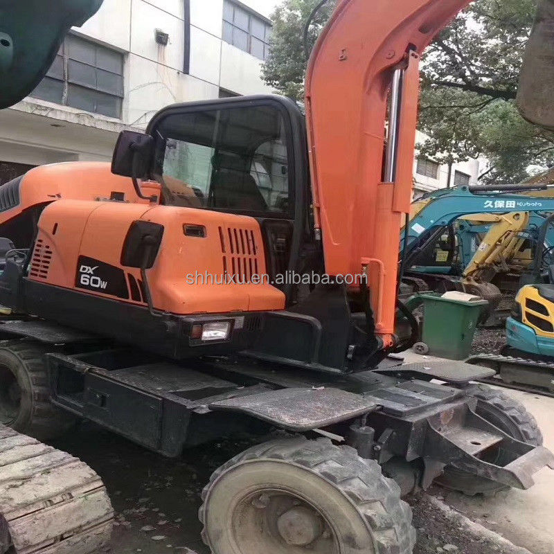 Ausgezeichnete Leistung für Doosan 60w gebrauchtes Radbagger Gebrauchtradbagger Doosan DX60W