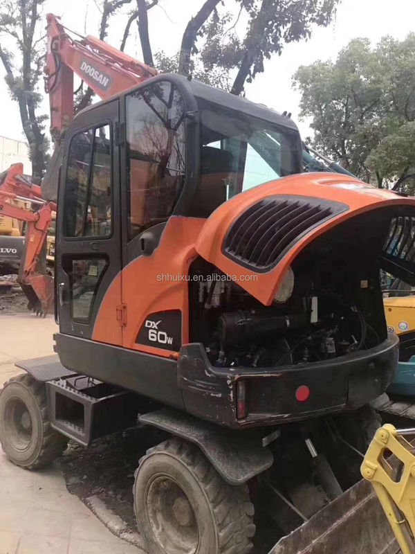 Ausgezeichnete Leistung für Doosan 60w gebrauchtes Radbagger Gebrauchtradbagger Doosan DX60W