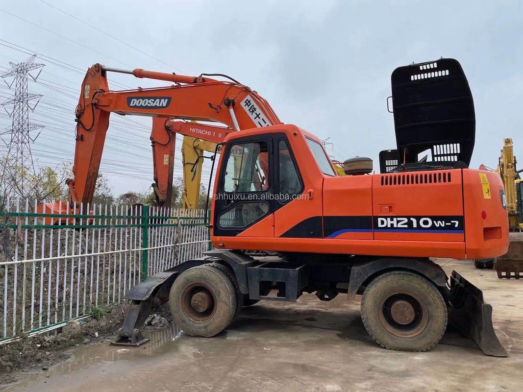Gebraucht Qualität DOOSAN 210W Bagger mit niedrigem Preis zum Verkauf/Gebrauchtes Hydraulik-Crawler Doosan 210W Bagger Bagger