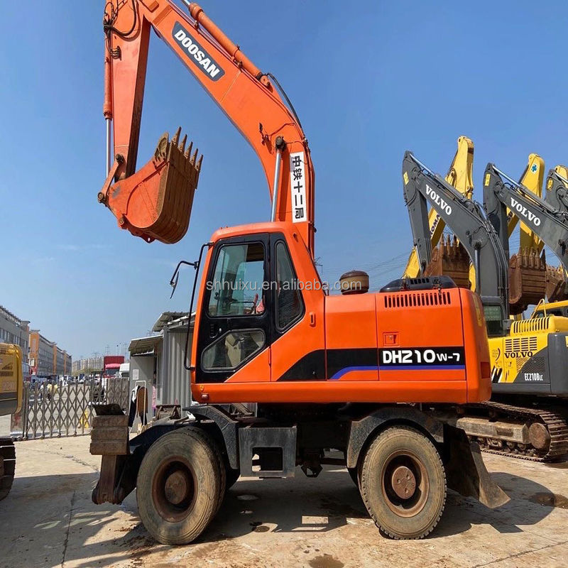 Gebraucht Qualität DOOSAN 210W Bagger mit niedrigem Preis zum Verkauf/Gebrauchtes Hydraulik-Crawler Doosan 210W Bagger Bagger