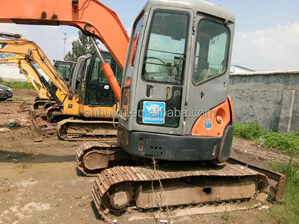 Hitachi im Lager Gebrauchtes Hitachi 55 Minibagger zum Verkauf gebrauchtes Hitachi 55 Kleinbagger in gutem Zustand