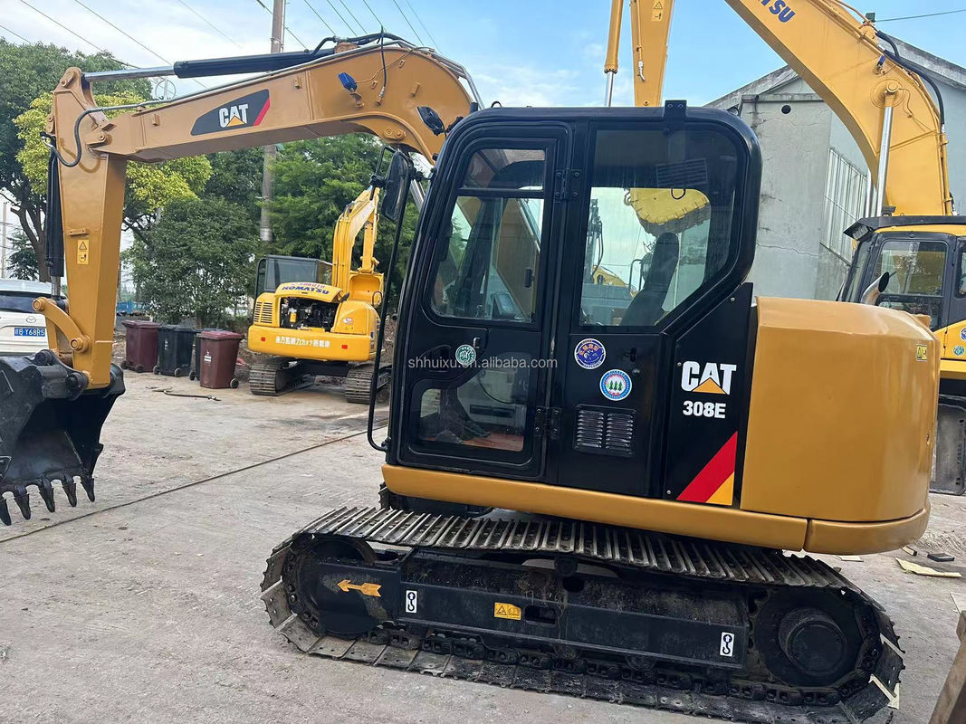Gebrauchtes Baggerzeugnis CAT 308E,Zweite Hand Billiges CRAWLEREXGAVATOR CAT308E mit niedrigem Preis