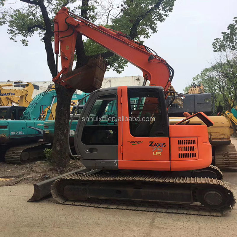 Gebrauchtes Hitachi75US Minibagger zum Verkauf gebrauchtes Hitachi75US Kleinbagger in gutem Zustand