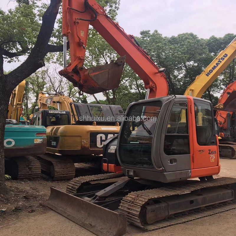 Gebrauchtes Hitachi75US Minibagger zum Verkauf gebrauchtes Hitachi75US Kleinbagger in gutem Zustand