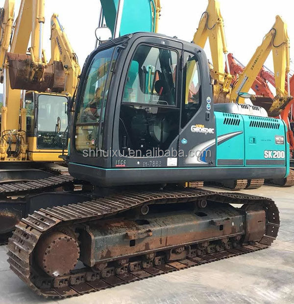 Kobelco SK200 Bestseller Gebraucht-Raucherbagger Kobelco SK200/Gutwertige gebrauchte Grabmaschine Kobelco SK200 zum Verkauf