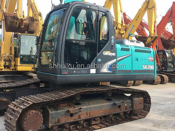 Kobelco SK200 Bestseller Gebraucht-Raucherbagger Kobelco SK200/Gutwertige gebrauchte Grabmaschine Kobelco SK200 zum Verkauf