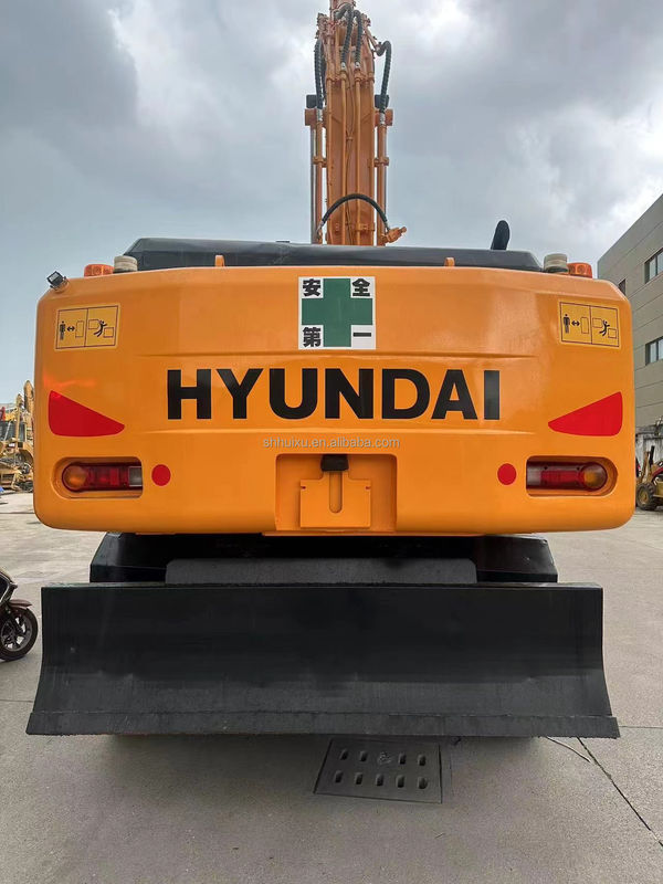Gebraucht gute Qualität Räder Bagger HYUNDAI210W 21T Gebraucht Bagger Grabung Maschine zum Verkauf