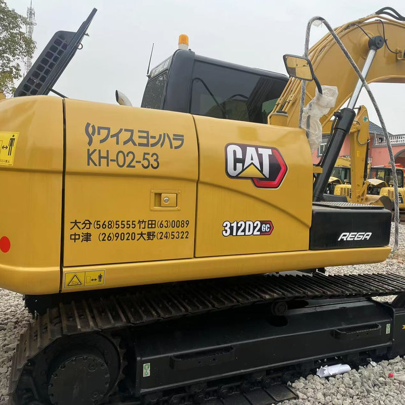 Gebrauchte hydraulische Bagger CAT312D Baumaschine, gebrauchte Raupen-Krawlerbagger CAT312D mit guter Funktion