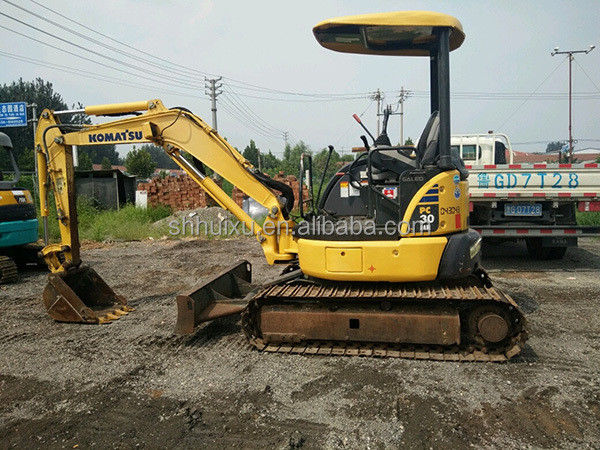 Komatsu Komatsu pc30mr Bagger verwendet pc30mr gebrauchtes hydraulisches Bagger komatsu30 gute Qualität Komatsu Bagger