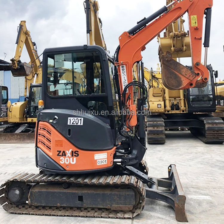 Hitachi auf Lager Gebrauchtes Mini-Digger Japanisch HITACHI 30 zum Verkauf/Second-Hand Kleines Crawler Bagger in gutem Zustand HITACHI 30