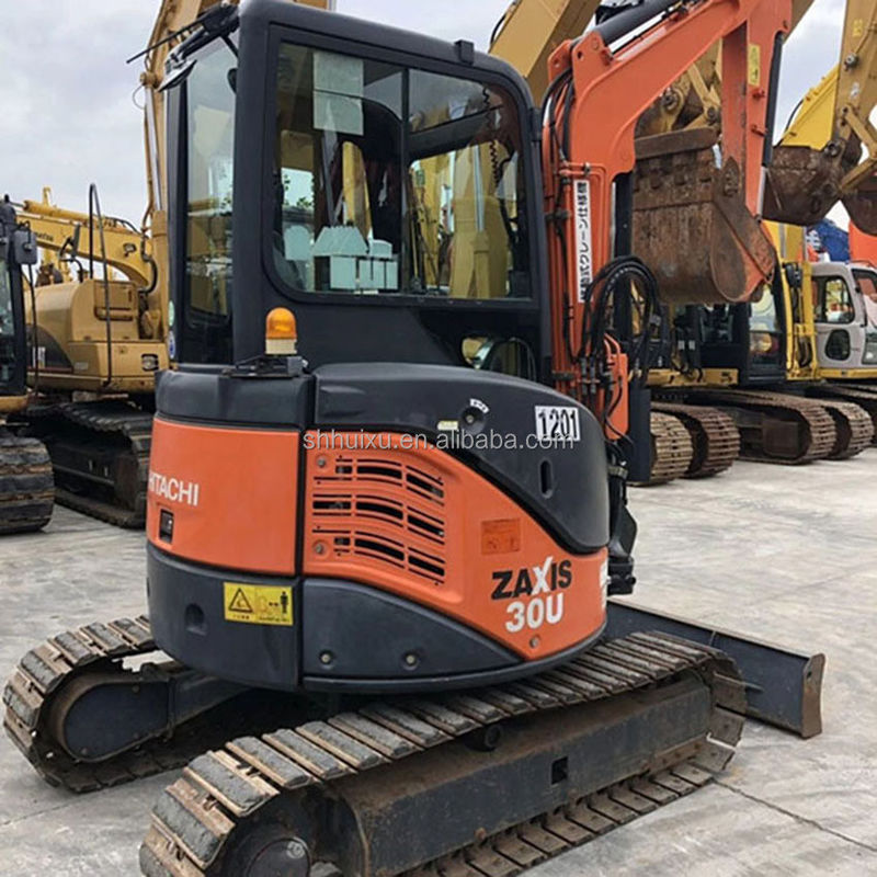 Hitachi auf Lager Gebrauchtes Mini-Digger Japanisch HITACHI 30 zum Verkauf/Second-Hand Kleines Crawler Bagger in gutem Zustand HITACHI 30