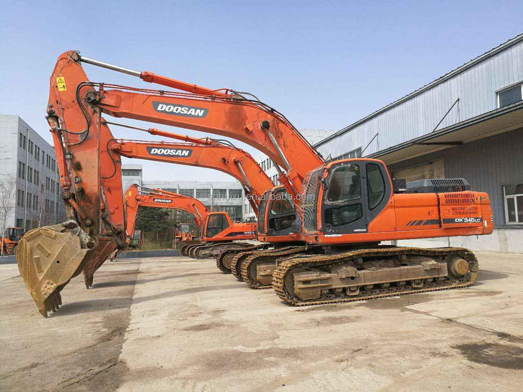 Doosan Warmverkauf Ausgezeichnete Qualität Gebraucht hydraulischer Crawler Bagger DOOSAN DX345 Korea Herkunft/Brauchtgräbermaschine am besten verkauften guten Preis