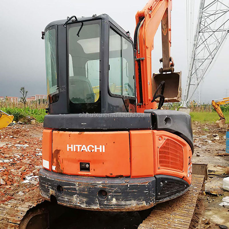Hitachi auf Lager Gebrauchtes Mini-Digger Japanisches HITACHI 50 zum Verkauf/Second-Hand Kleines Crawler Bagger in gutem Zustand HITACHI 50