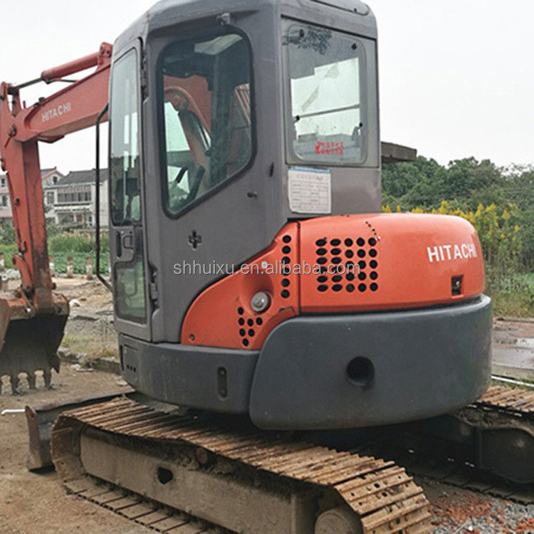 Hitachi auf Lager Gebrauchtes Mini-Digger Japanisches HITACHI 55 zum Verkauf/Second-Hand Kleines Crawler Bagger in gutem Zustand HITACHI 55