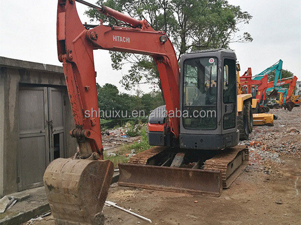 Hitachi auf Lager Gebrauchtes Mini-Digger Japanisches HITACHI 55 zum Verkauf/Second-Hand Kleines Crawler Bagger in gutem Zustand HITACHI 55