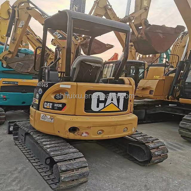 Gebrauchtes Mini-Crawler-Exkavator CAT303E 3T Gebrauchtes Caterpillar Grabmaschine Caterpillar auf Lager