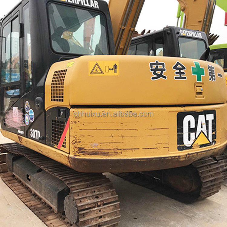 Gebrauchte Bagger cat307 Mini-Krawler Grabmaschine Bagger verwendet CAT307D 7T Caterpillar Bagger Caterpillar auf Lager
