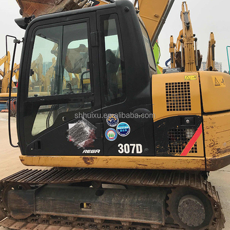 Gebrauchte Bagger cat307 Mini-Krawler Grabmaschine Bagger verwendet CAT307D 7T Caterpillar Bagger Caterpillar auf Lager