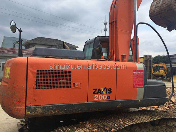 Hitachi Warmverkauf Gebrauchte Grabmaschine Japanische HITACHI ZX200 gebrauchte Crawler Bagger HITACHI 200 in gutem Zustand