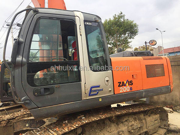 Hitachi Warmverkauf Gebrauchte Grabmaschine Japanische HITACHI ZX200 gebrauchte Crawler Bagger HITACHI 200 in gutem Zustand