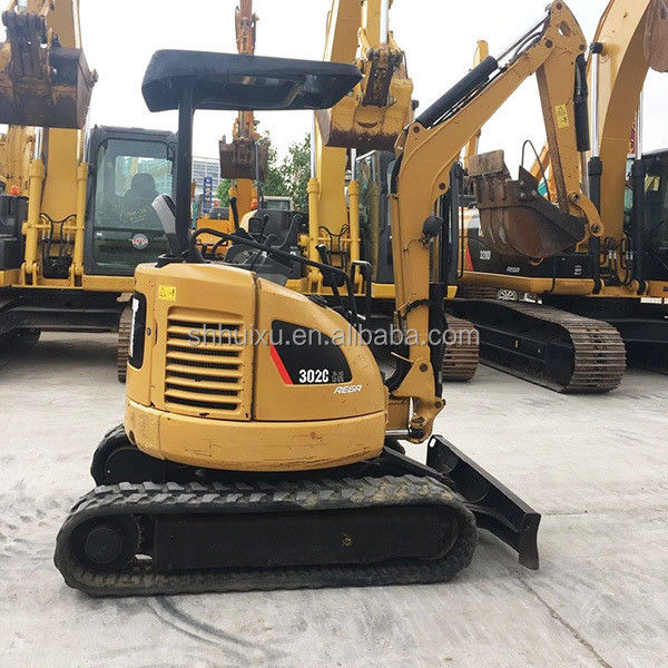 Gute Qualität Gebrauchtes kleines Krabbelbagger CAT302 Gebrauchtes hydraulisches Minibagger-Raster-Maschine Caterpillar auf Lager