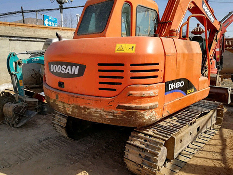Gebraucht 8 Tonnen Doosan DX80 Bagger Gebraucht 80 Modell Mini-Projekt Duty DX80 zum Verkauf