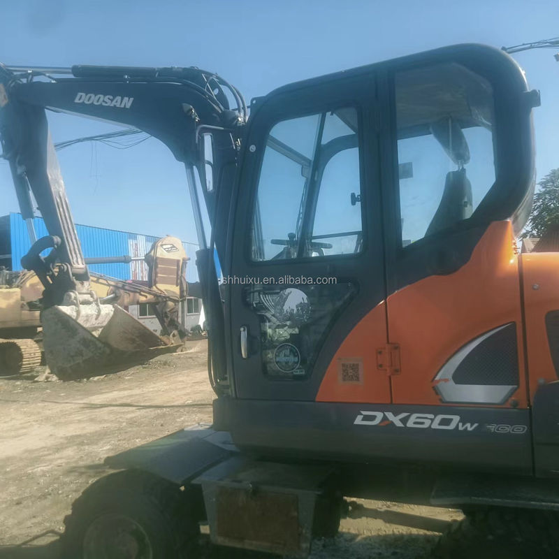 Doosan Warmverkauf Gebrauchtes Doosan dh60-7 Crawler Bagger/Brauchtes Mini Digger Doosan DX60W Günstig