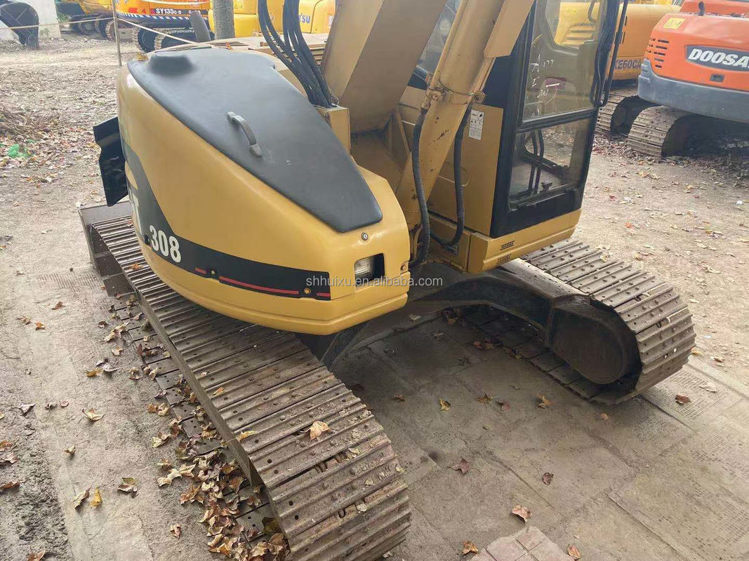Gebrauchtes hydraulisches Minibagger CAT308 aus zweiter Hand, gute Qualität, kleines Crawlerbagger CAT308 zum Verkauf