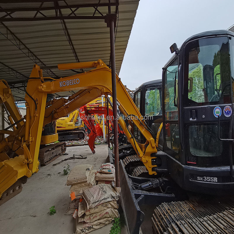 Kobelco SK200 Kobelco SK35SR Gebraucht-Hydraulische Krabbelbagger Japan Herkunft/Braucht-Minibagger Kobelco SK35SR Gute Qualität Billiger Preis