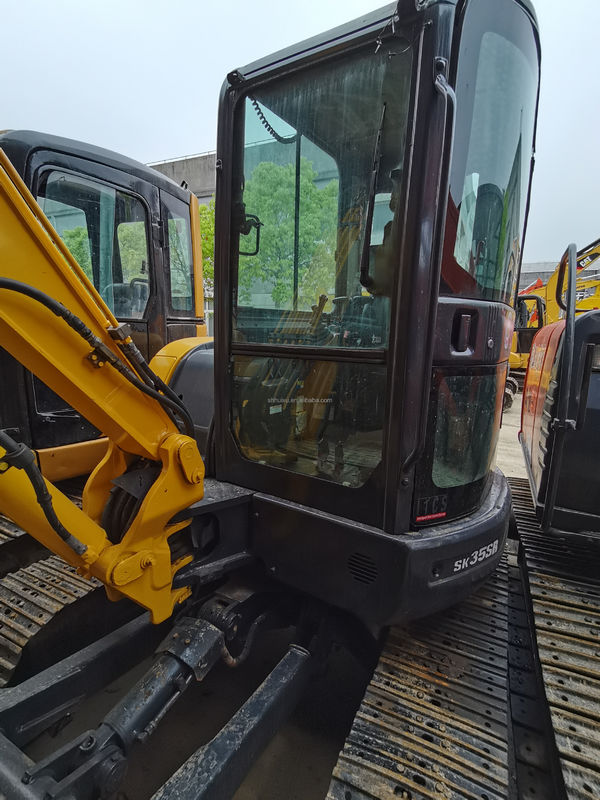 Kobelco SK200 Kobelco SK35SR Gebraucht-Hydraulische Krabbelbagger Japan Herkunft/Braucht-Minibagger Kobelco SK35SR Gute Qualität Billiger Preis