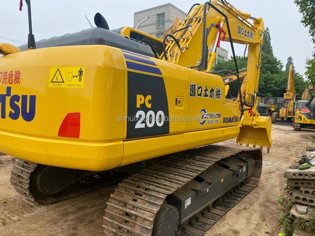 Komatsu Gebraucht-Hydraulische Krabbelbagger gute Qualität Gebraucht Grabmaschine Japanische Herkunft gebraucht komatsu pc200-8 Bagger Komatsu Bagger