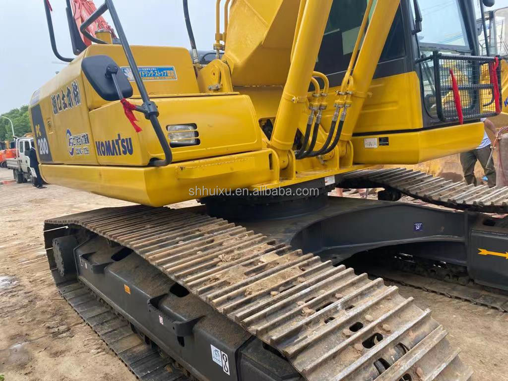 Komatsu Gebraucht-Hydraulische Krabbelbagger gute Qualität Gebraucht Grabmaschine Japanische Herkunft gebraucht komatsu pc200-8 Bagger Komatsu Bagger