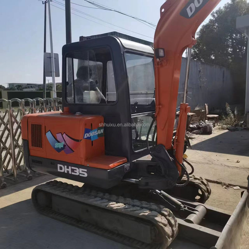 Doosan Warmverkauf Gebraucht Original Doosan DH35 Bagger,Doosan Mini Bagger mit Dozerblatt,Doosan DH35 DH55 DH60 DH70 DH80 DX80 DX75 auf Lager