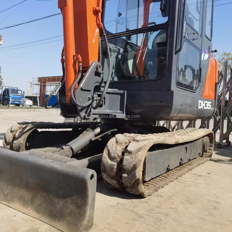Doosan Warmverkauf Gebraucht Original Doosan DH35 Bagger,Doosan Mini Bagger mit Dozerblatt,Doosan DH35 DH55 DH60 DH70 DH80 DX80 DX75 auf Lager