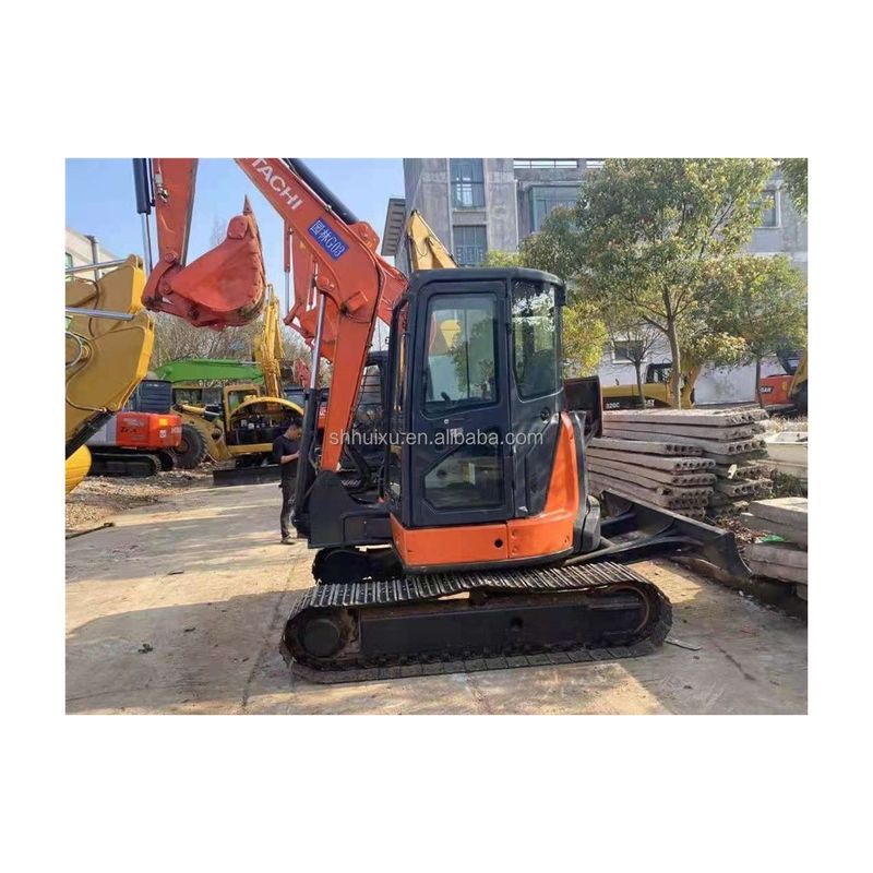 Hitachi auf Lager Billiges Gebraucht-Mini-Grabger Japanischer HITACHI 55/Second-Hand Hydraulischer Crawler Bagger in gutem Zustand HITACHI 55