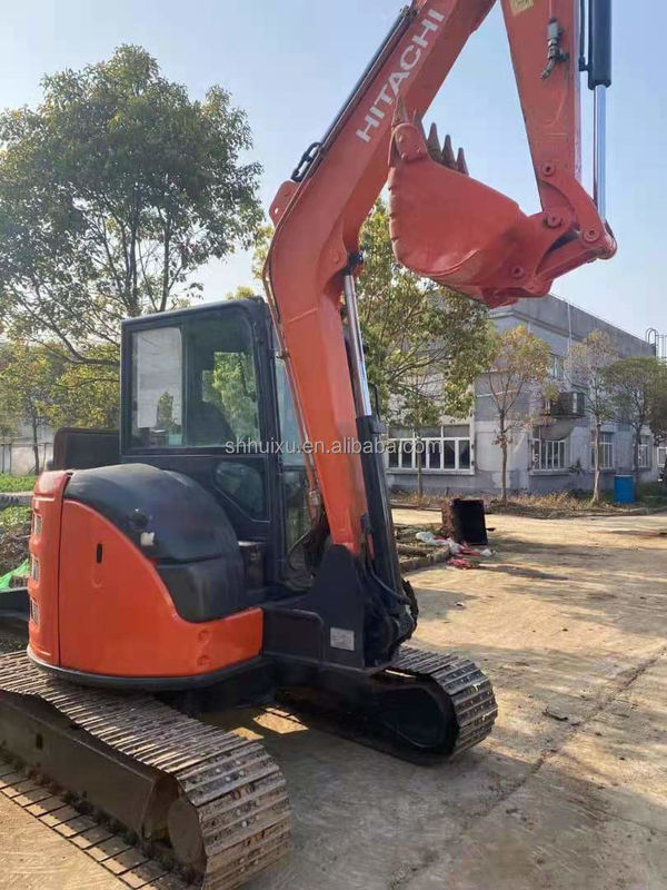 Hitachi auf Lager Billiges Gebraucht-Mini-Grabger Japanischer HITACHI 55/Second-Hand Hydraulischer Crawler Bagger in gutem Zustand HITACHI 55