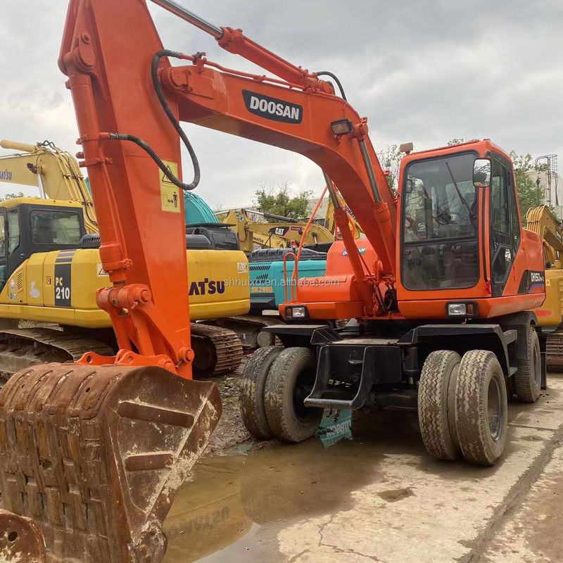 Doosan Warmverkauf Warmverkauf Gebraucht Doosan DH150 W-7 Gebraucht Bagger in gutem Zustand Radbagger.