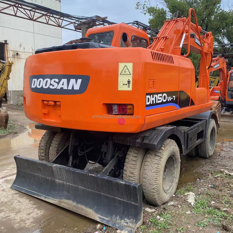 Doosan Warmverkauf Warmverkauf Gebraucht Doosan DH150 W-7 Gebraucht Bagger in gutem Zustand Radbagger.