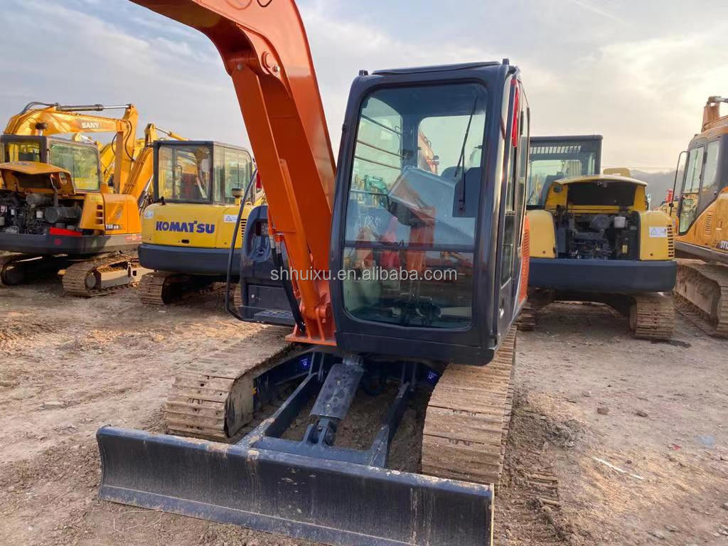 Hitachi in Lager Hitachi ex60 japanische Gebrauchtbagger Verkauf/Secondhand Hydraulic Crawler Bagger in gutem Zustand HITACHI 60