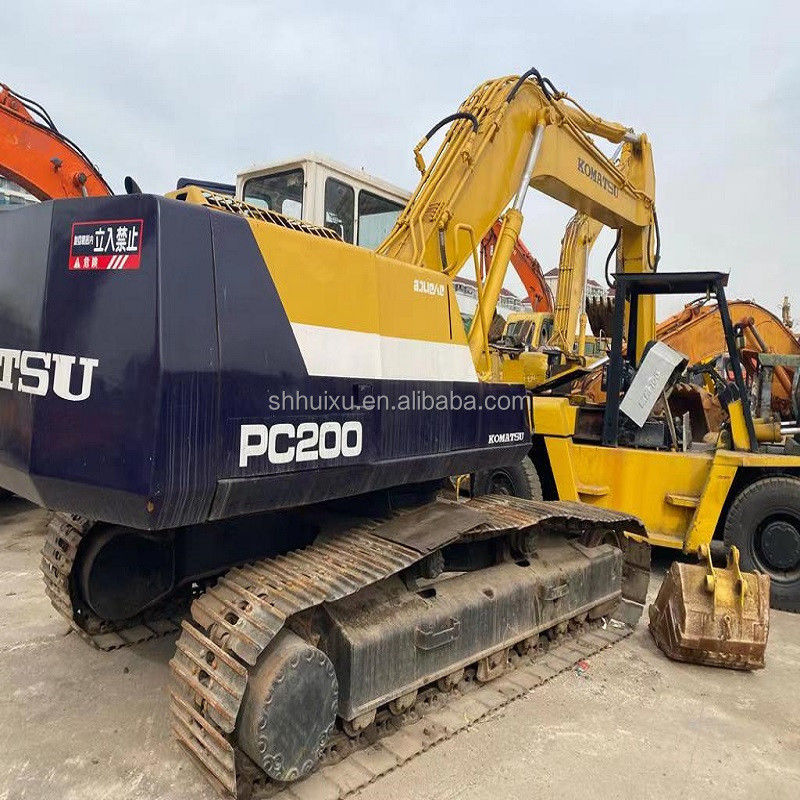 Komatsu Gebrauchtkomatsu PC200-7 Crawler Bagger gebrauchte Grabmaschine Japanische Herkunft zum Verkauf Komatsu Bagger