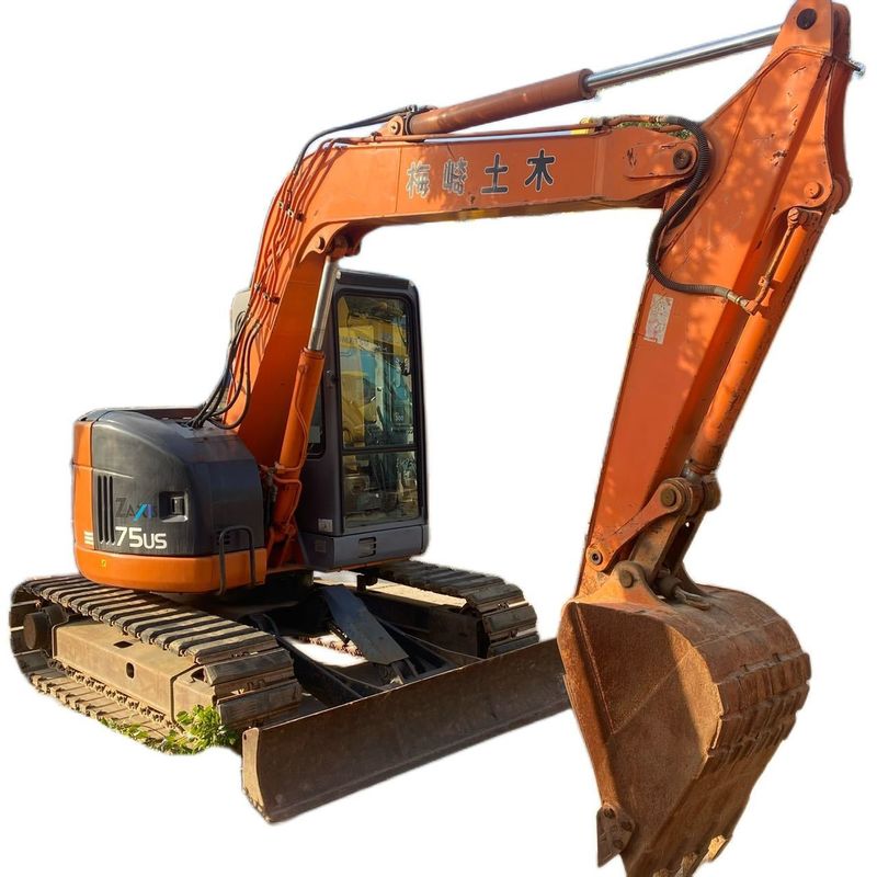 Hitachi ex75ur Gebrauchtbagger/Zweitgehand kleiner Crawler Bagger gutes Zustand HITACHI 75