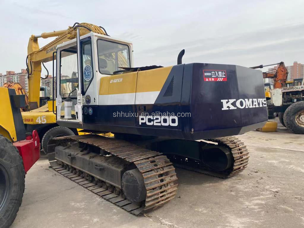 Komatsu Gebrauchtkomatsu PC200-7 Crawler Bagger gebrauchte Grabmaschine Japanische Herkunft zum Verkauf Komatsu Bagger
