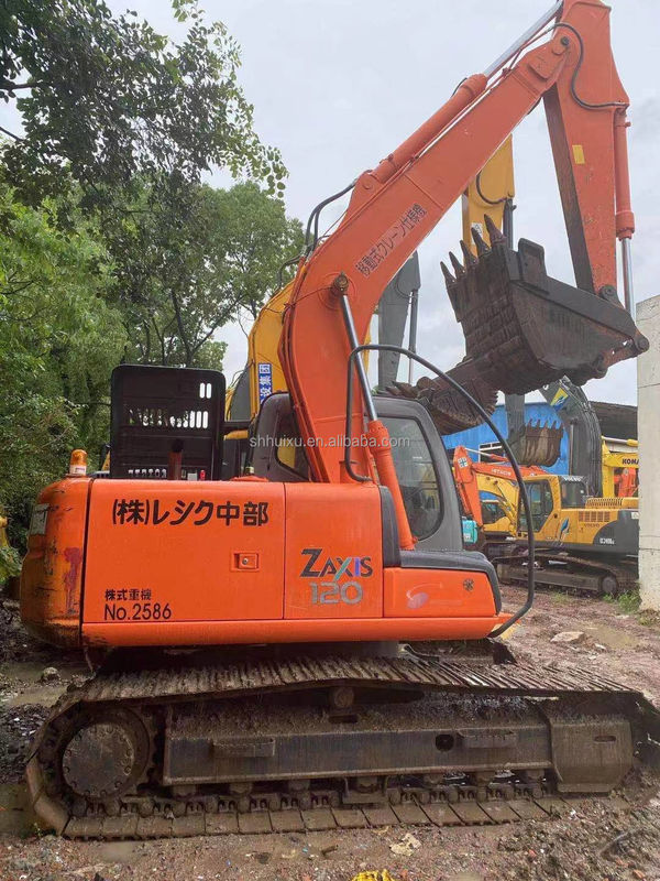 HITACHI Warmverkauf Gebrauchte Grabmaschine Japanische HITACHI 120 zum Verkauf Gebraucht hydraulische Crawler Bagger in gutem Zustand