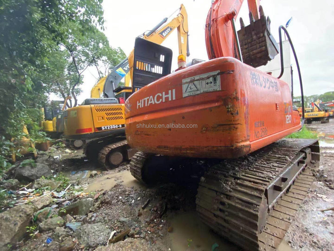 HITACHI Warmverkauf Gebrauchte Grabmaschine Japanische HITACHI 120 zum Verkauf Gebraucht hydraulische Crawler Bagger in gutem Zustand
