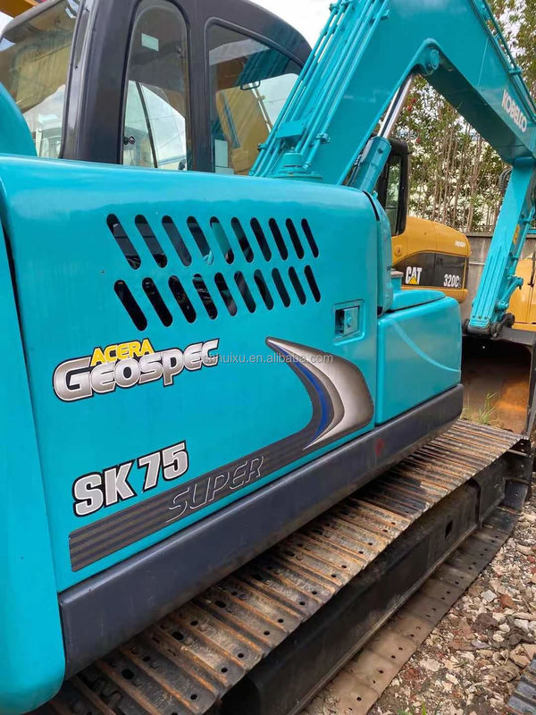 Mikro-Minibagger Kobelco 75 Gebraucht Kleinbagger Gebrauchtmaschinen 7,5 Tonnen Bagger USA China Gartenbagger