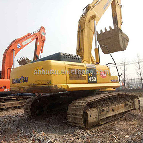 Hochleistungs-Rückfahrschaufel Hydraulischer mittlerer Gebraucht-Crawlerbagger Komatsu450 zum Verkauf
