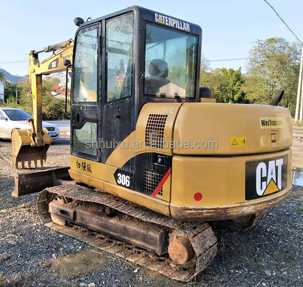 Gebrauchtes Caterpillar Bagger Gebrauchtes kleines hydraulisches Crawlerbagger CAT306 gute Qualität Caterpillar auf Lager