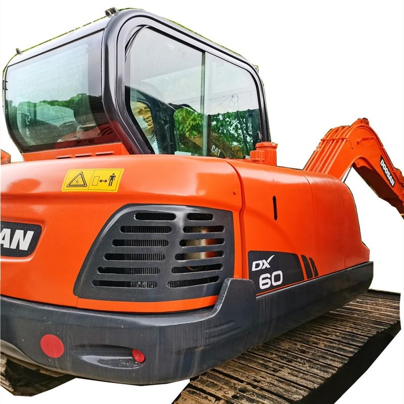 Doosan Warmverkauf Gut Verkauf Gebrauchtbagger Doosan DX60W Radbagger Maschine