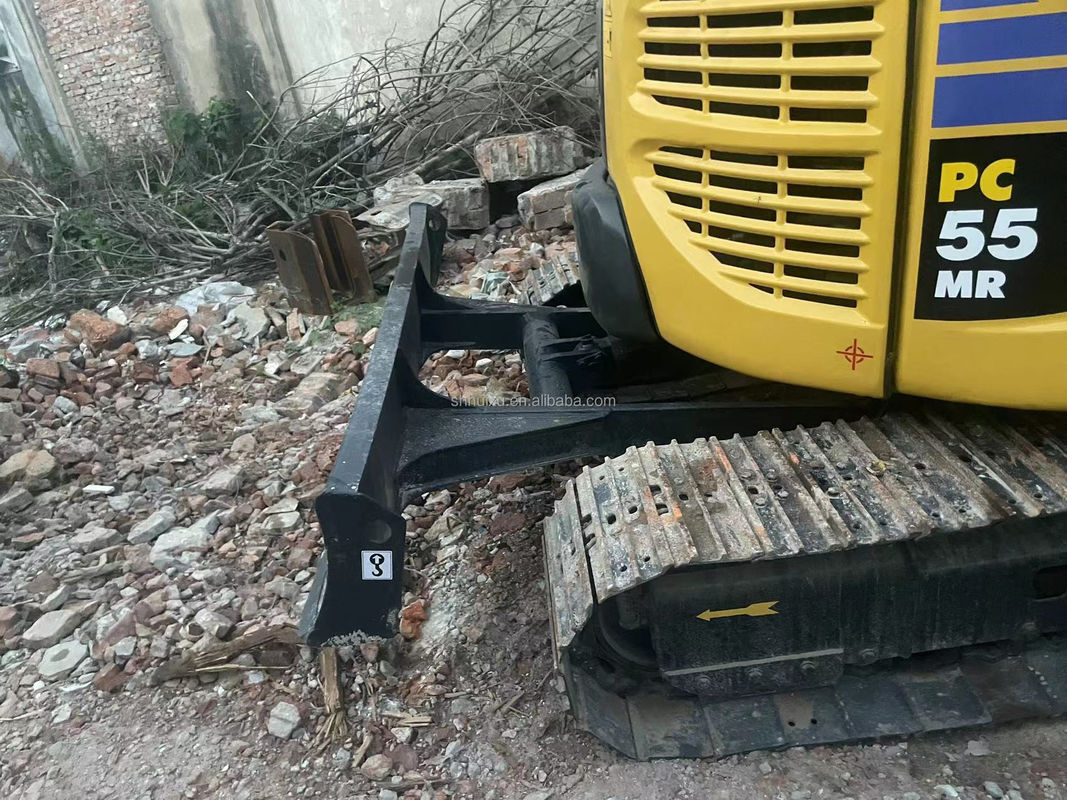 Hochwertiges KOMATSU PC55MR Gebraucht-Hydraulisches Krabbelbagger Japan Herkunft/Braucht-Minibagger KOMATSU PC55MR Billiger Preis